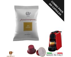 Lollo Caffe Passionespresso Oro Koffiecups - 300 capsules Voordeelverpakking (geschikt voor Nespresso)