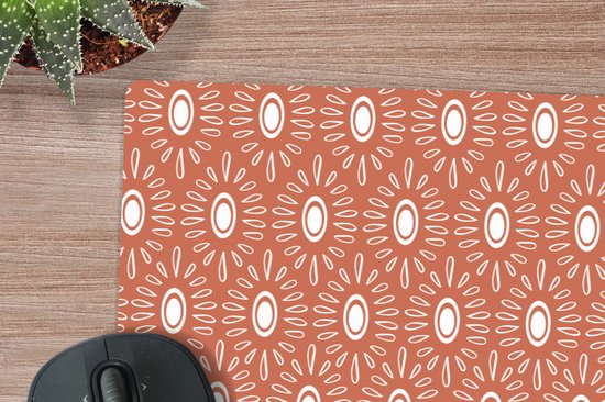 Tapis de souris XXL - Sous-main - Tapis de bureau - Filles - Boho - Design - 120x60 cm - Tapis de souris XXL