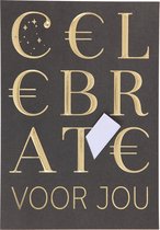 Depesche - Wenskaart "Gewoon Mooi" met de tekst "C€L€BRAT€ - Voor jou" - mot. 022