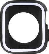 Beschermende watch case - hoesje - geschikt voor Apple Watch Series 4/5/6/SE - 44 mm - zwart-wit