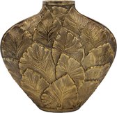 Deco4yourhome® - Vase - Or - Feuilles - Sri Lanka - Or Antique