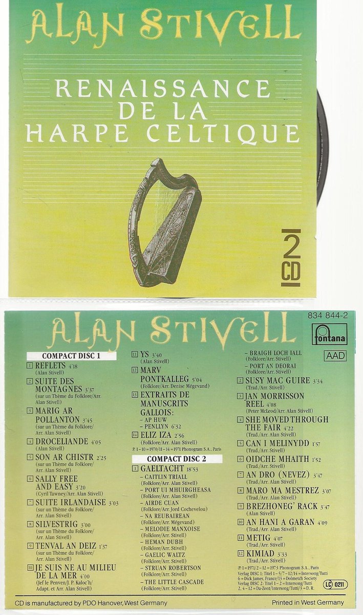 ALAN STIVELL - RENAISSANCE DE LA HARPE CELTIQUE