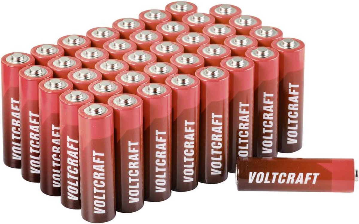 AA batterij (penlite) VOLTCRAFT Industrial LR6 SE Alkaline 2900 mAh 1.5 V 40 stuk(s)