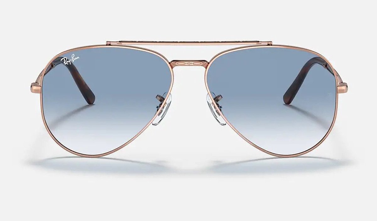 Ray Ban New Aviator - 2022 - Rose Gold - Gradient Blue 92023F 58mm
