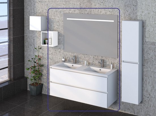 Meuble de salle de bain Sanifun Estevo White 1200
