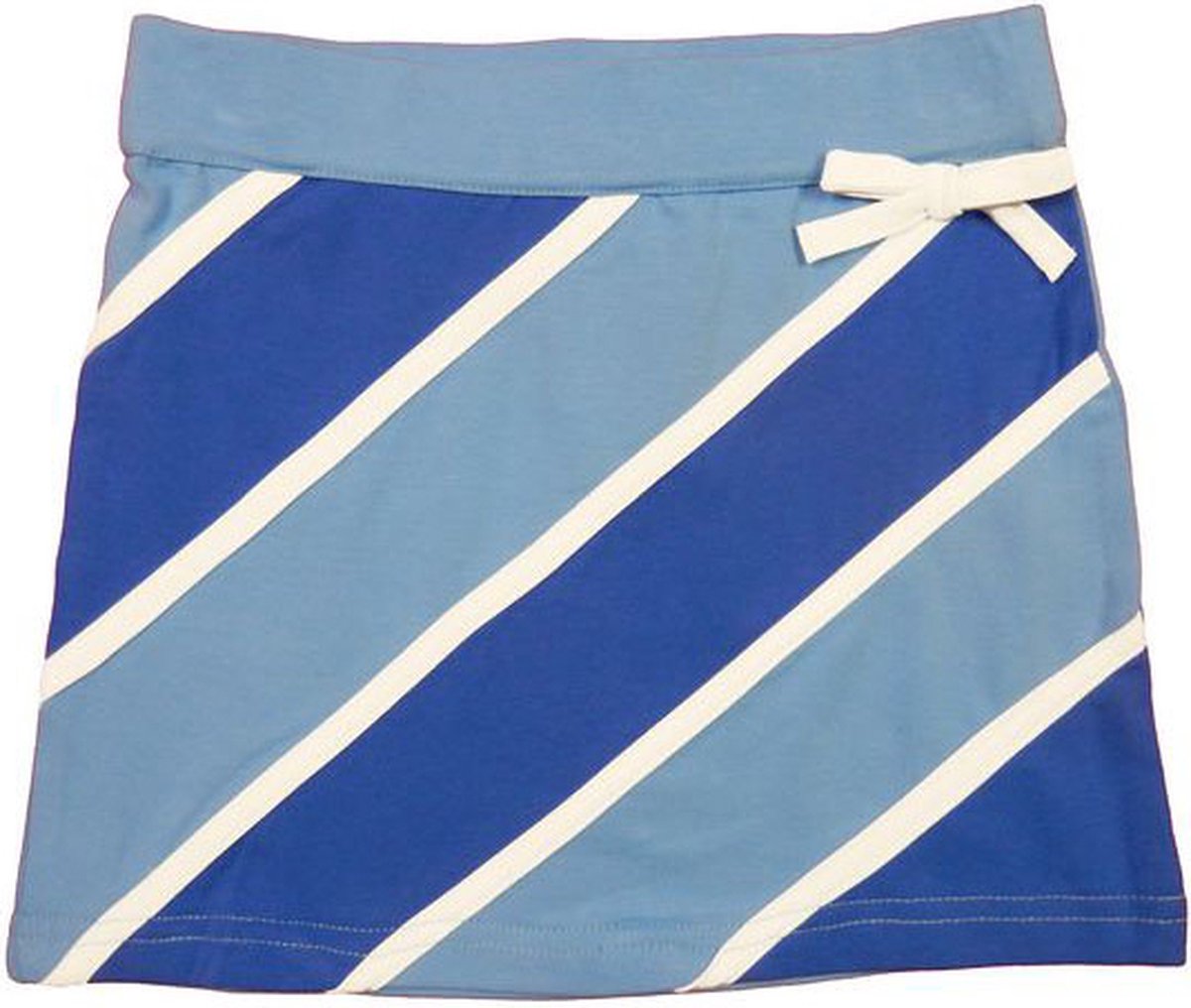 LoFff-Meisjes rok diagonal- Blauw