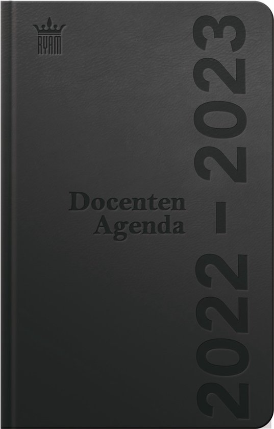 RYAM Docenten Agenda - Leraren Agenda 2021-2022 DELUXE ZWART (12cm x 19cm) | bol.com