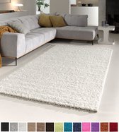 Flycarpets Candy Shaggy Vloerkleed - 160x230 cm - Crème - Hoogpolig Carpet