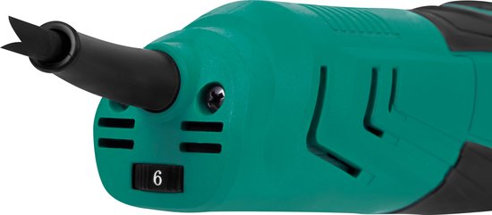 VONROC Excentrische polijstmachine - poetsmachine – 400W – Ø50 en Ø75MM – met soft start en constant power electronics - Incl. 8 polijstschijven en 2 steunschijven