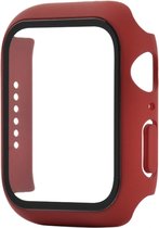 Screenprotector watch case - hoesje - geschikt voor Apple Watch Series 4/5/6 - 40 mm - donkerrood