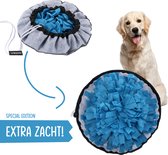 VEDIC® - Special Edition XL Snuffelmat Blauw - Hondenspeelgoed- Antischrok - 45 CM - Hondenspeelgoed - Honden en Katten - Intelligentie - Slow feeder - Voerbak