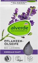 alverde NATURKOSMETIK Plantaardige oliezeep bio lavendel, zeepblokje, 100 g