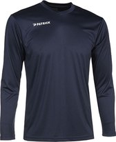 Patrick Pat105 Voetbalshirt Lange Mouw Kinderen - Marine | Maat: 9/10