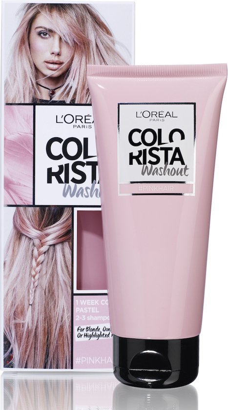 L'Oréal Paris Colorista Washout Haarverf - Pink - 1 tot 2 Weken Kleuring - L’Oréal Paris