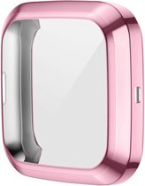 Screenprotector watch case - hoesje - geschikt voor Fitbit Versa 2 - roze