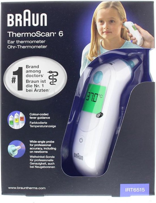Braun IRT 6515 ThermoScan 6 Infrarood Koortshermometer