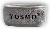 YOSMO - Skincare en Make up Haarband - Hoofdband - Badstof -  kleur grijs