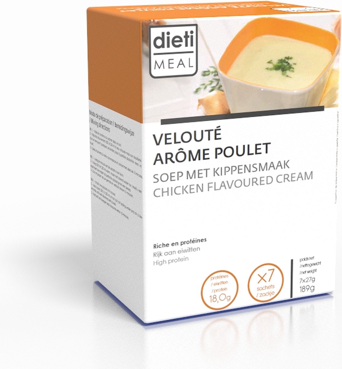 Goedkoopste Dieti Kippensoep - 7 stuks - Maaltijdvervanger