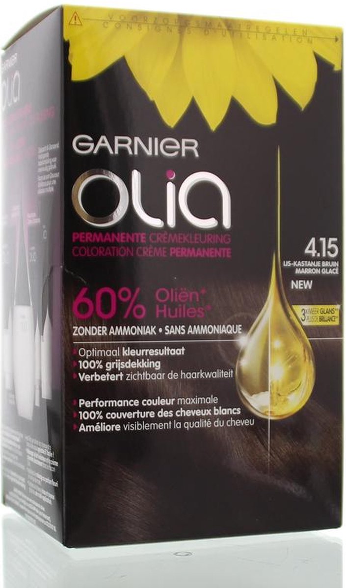 Garnier Olia Coloration pour cheveux -4.15 - Marron Glacé | bol.com