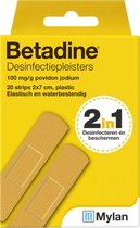 Betadine Desinfect - 20 stuks - Pleisters