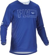 FLY Racing Kinetic Fuel Jersey Blue White S - Maat -