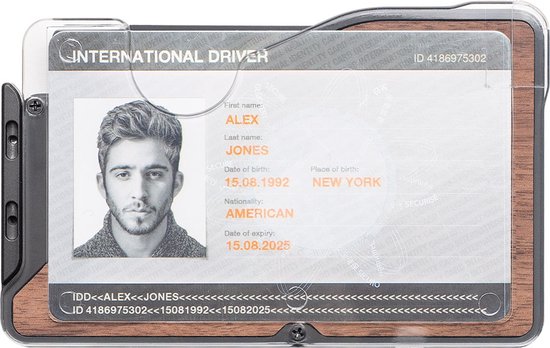 Fantom Wallet - X accessoires - ID holder - transparant