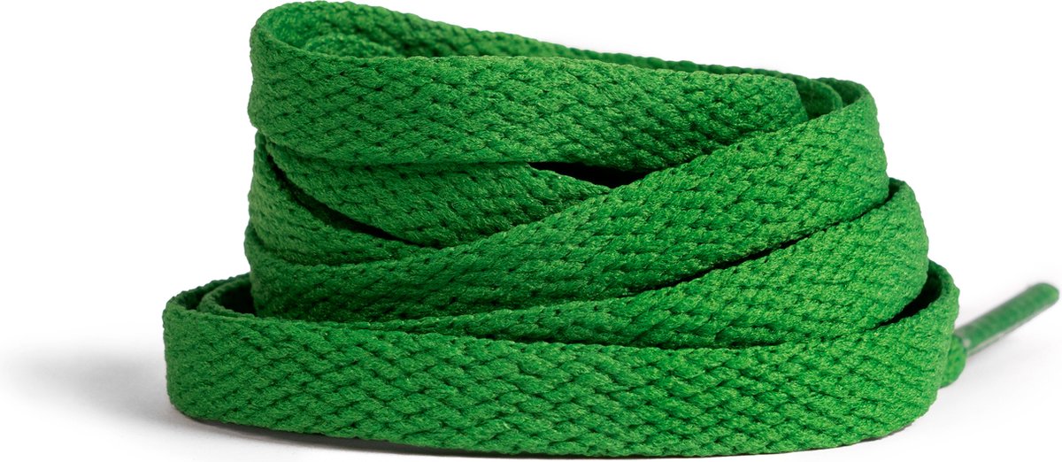 GBG Sneaker Veters 180CM - Groen - Green - Laces - Platte Veter - o.a. geschikt voor Asics, New Balance, Nike