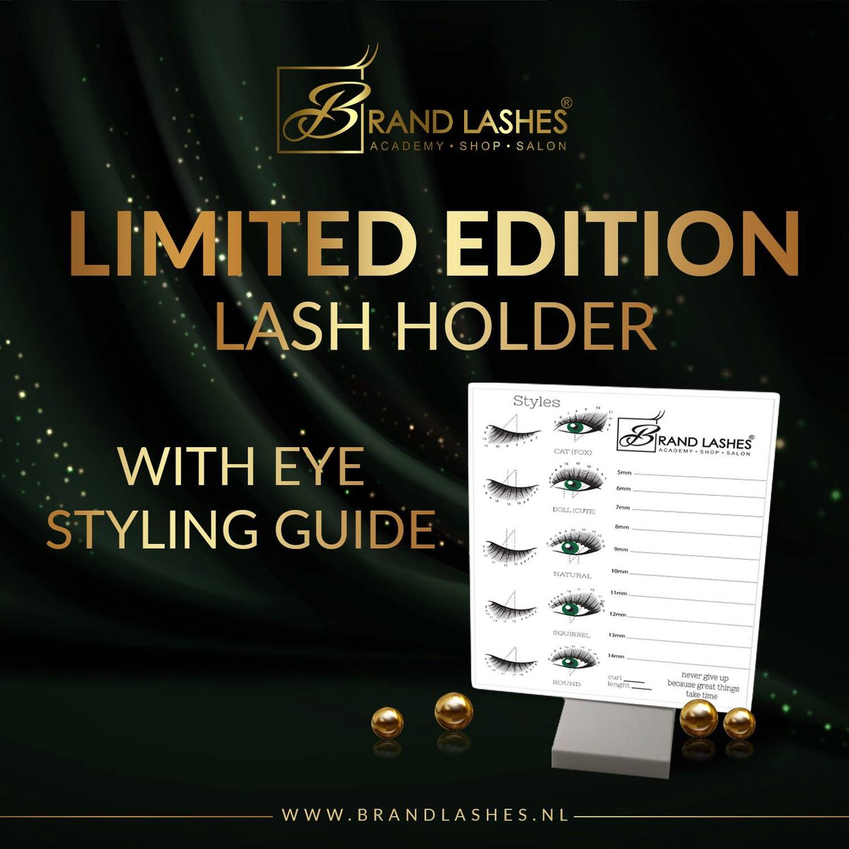 Brand Lashes | LASH HOLDER | LASH STAND met lash mapping