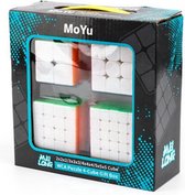 Pack économique 4 en 1 - Speed Cube - MoYu Speed Cube - Speed Cube - Casse-tête 2x2, 3x3, 4x4, 5x