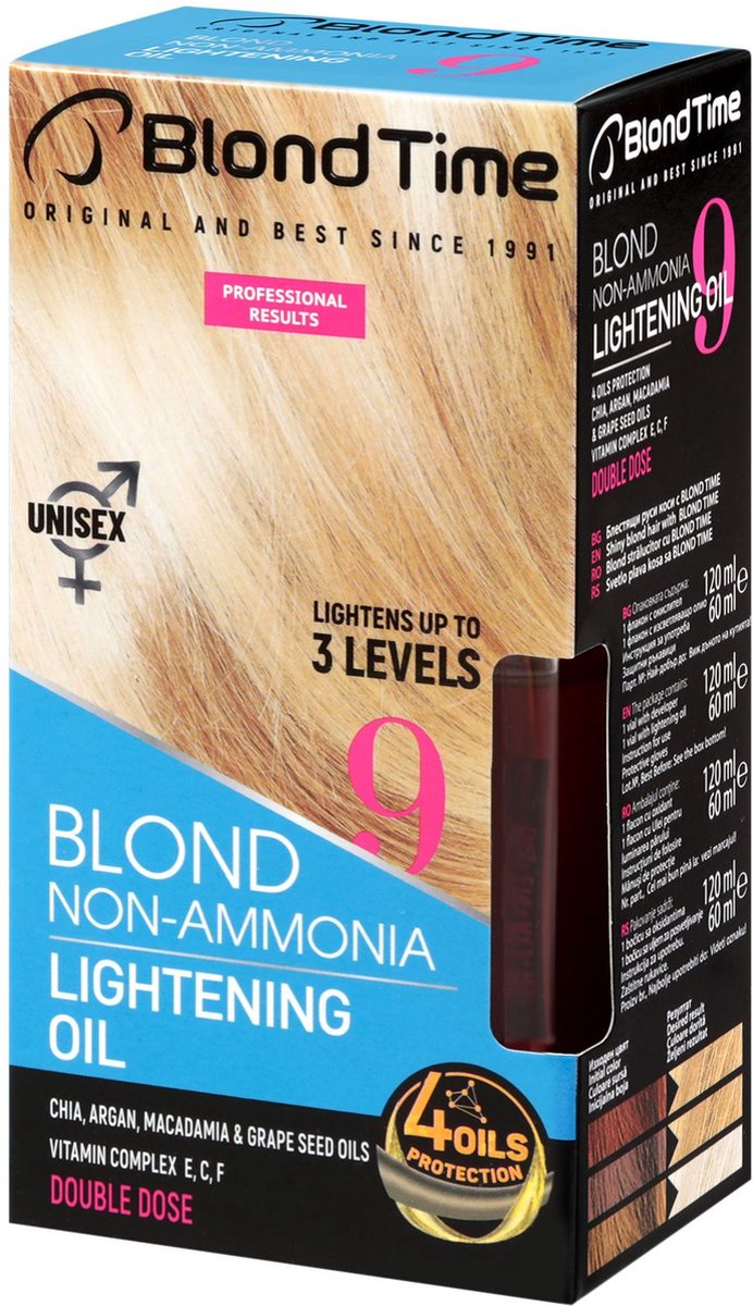 Blond Time Bleekolie Blonderen zonder Ammoniak 180ML