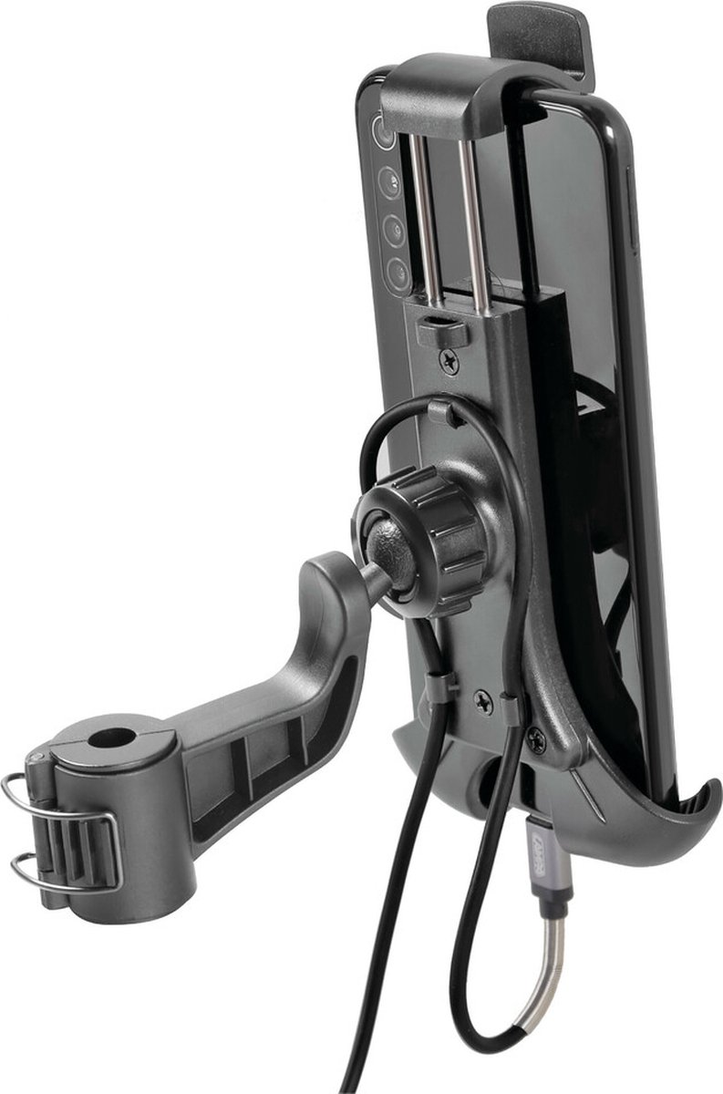 Lampa Telefoonhouder voor Scooter - Geschikt voor Motor - Fatbike - Vespa - Piaggio - La Souris – foto 2