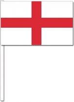 10 zwaaivlaggetjes Engeland 12 x 24 cm