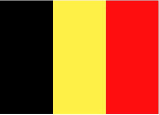België Sticker - Vlag België - Zwart / / | bol.com