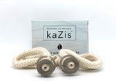 KAZIS® Value Pack 2 x Pierre et Mèche pour Brûleurs de Parfum