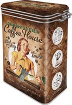 Bewaarblik Met Clipsluiting Coffee House