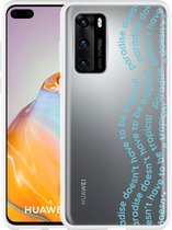 Huawei P40 Hoesje Tropical Paradise Designed by Cazy