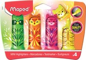 FLUO'PEPS MINI FRIENDS POCKET - in etui x 4