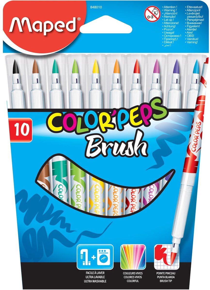 Color'peps vilstift Brush x 10
