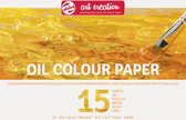 Papier peinture à l'huile Talens Art Creation , 300 g/m², ft A4, bloc de 15 feuilles 3 pièces