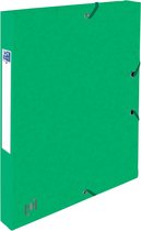 Elastobox oxford top file+ a4 25mm groen | 1 stuk | 12 stuks
