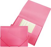 Pochette Beautone elasto avec rabats A4 rose (1 pièce)