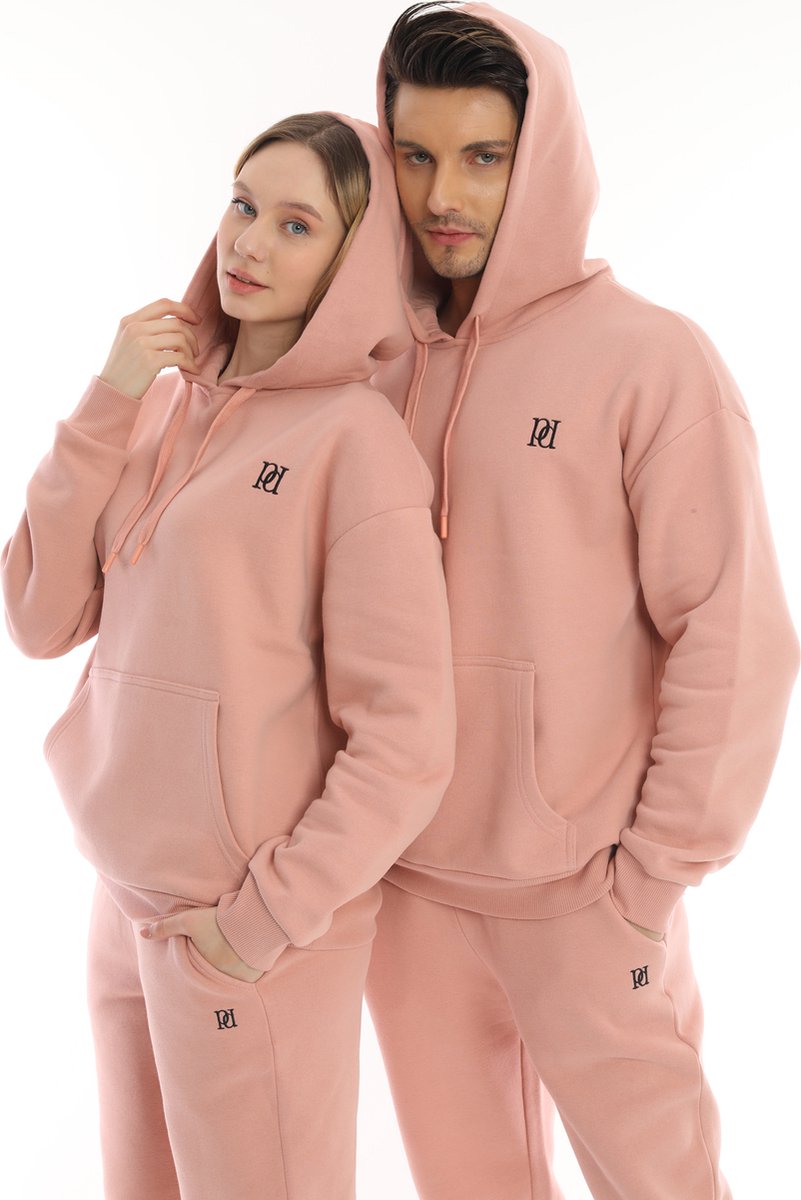 Purple-Daisy Escape Unisex Hoodie | Sporttruien | Sportkleding (PDHD01)- SALE- Maat S - ROZE