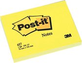 Post-it® Notes, Canary Yellow™, 1 blokje, 76 x 102 mm