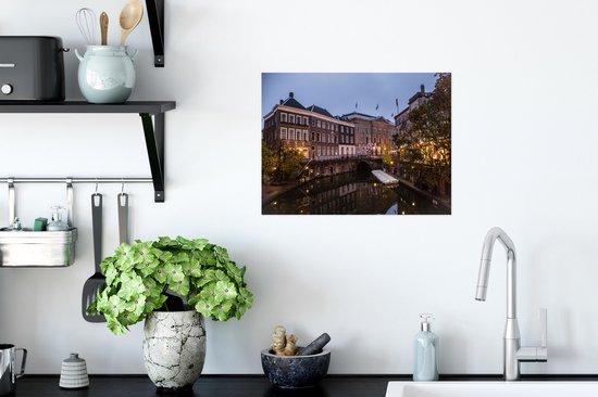 La mairie de la ville néerlandaise d'Utrecht Poster 40x30 cm - petit - Tirage photo sur Poster (décoration murale salon / chambre) / Poster Villes européennes