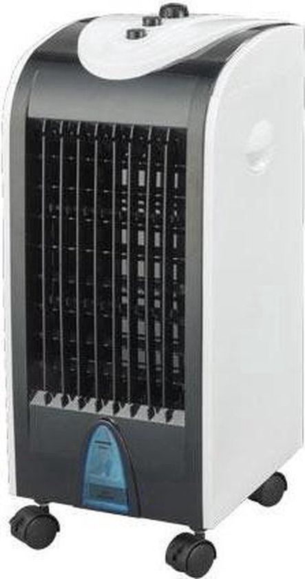 Foto: Dynter mobiele airconditioning draagbar airco aircooler draadloze luchtkoeler mini ventilator zwart sm211