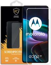 Protecteur d'écran pour Motorola Edge 30 - Économiseur d'écran en Glas trempé compatible avec les MobyDefend - Protecteur d'écran - Coque en verre Convient pour : Motorola Edge 30