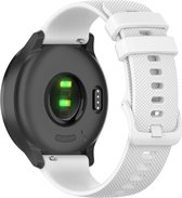 Siliconen bandje - geschikt voor Xiaomi Watch S1 (Active) / Watch S1 Pro - wit