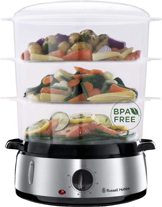 Russell Hobbs MaxiCook Digitale Stomer/Stoomkoker 3 Lagen 23431.036.002
