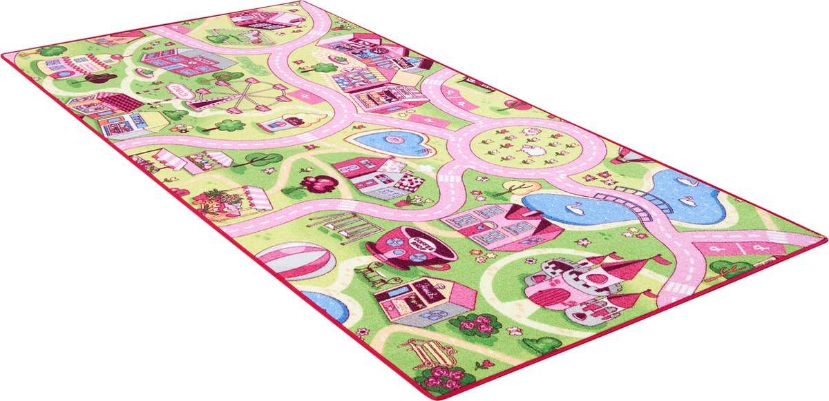 Carpet Studio Tapis de Jeu Enfant 95x200cm, Playcity, Tapis Circuit Voiture, Lavable, Antidérapant | Leroy Merlin