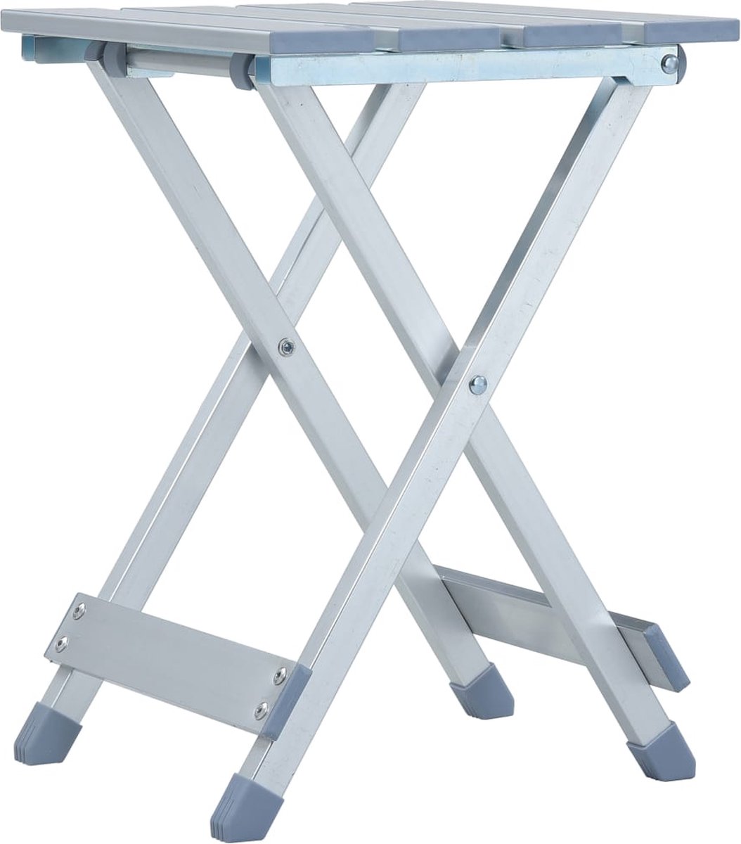 VidaLife Campingkruk 28x26x39 cm aluminium